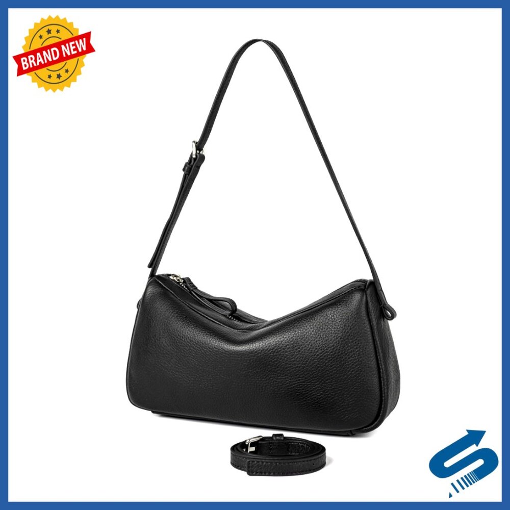 Small Leather Shoulder Bag, Mini Tote Purse, Crossbody Hobo Handbag